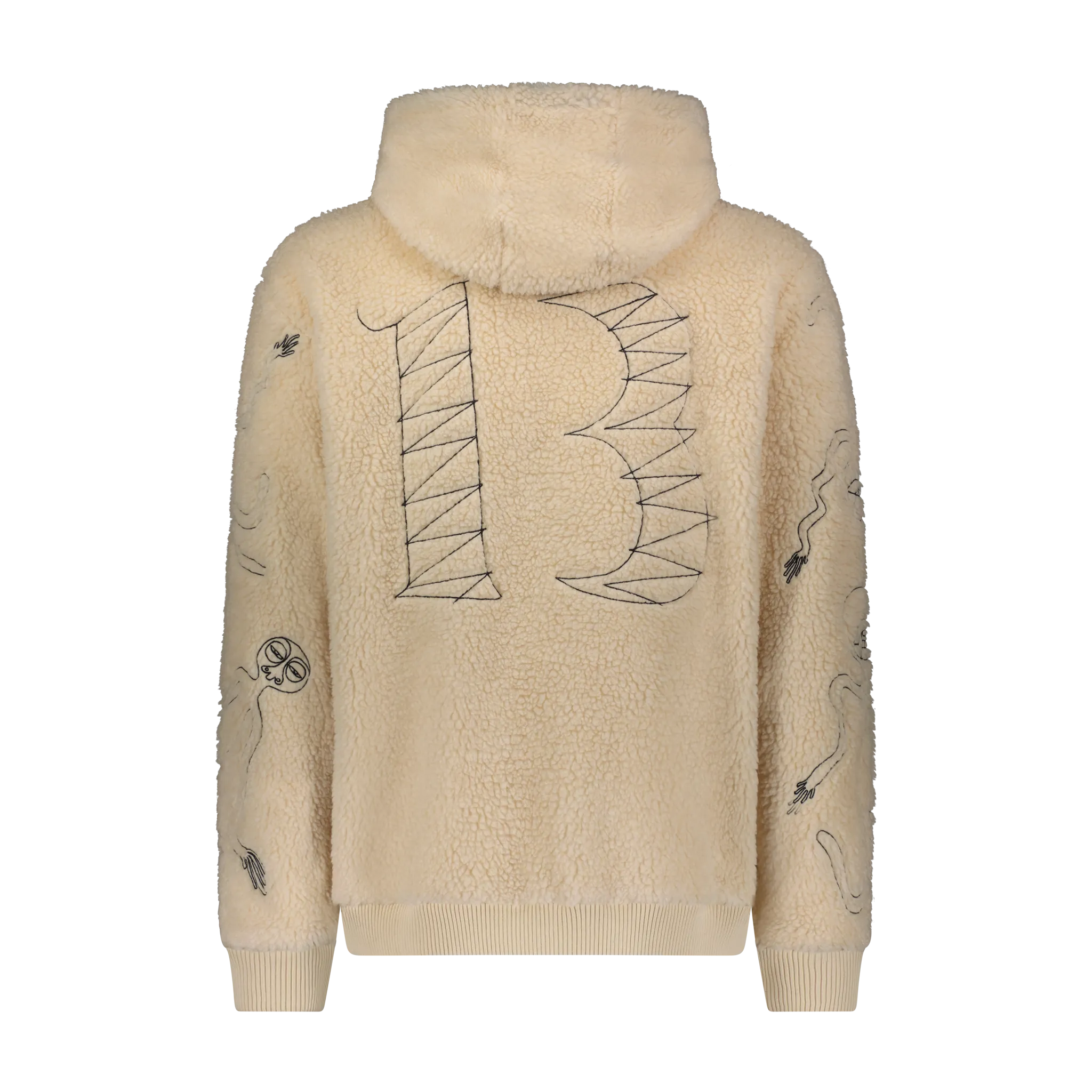 13 SHERPA ZIP UP HOODIE