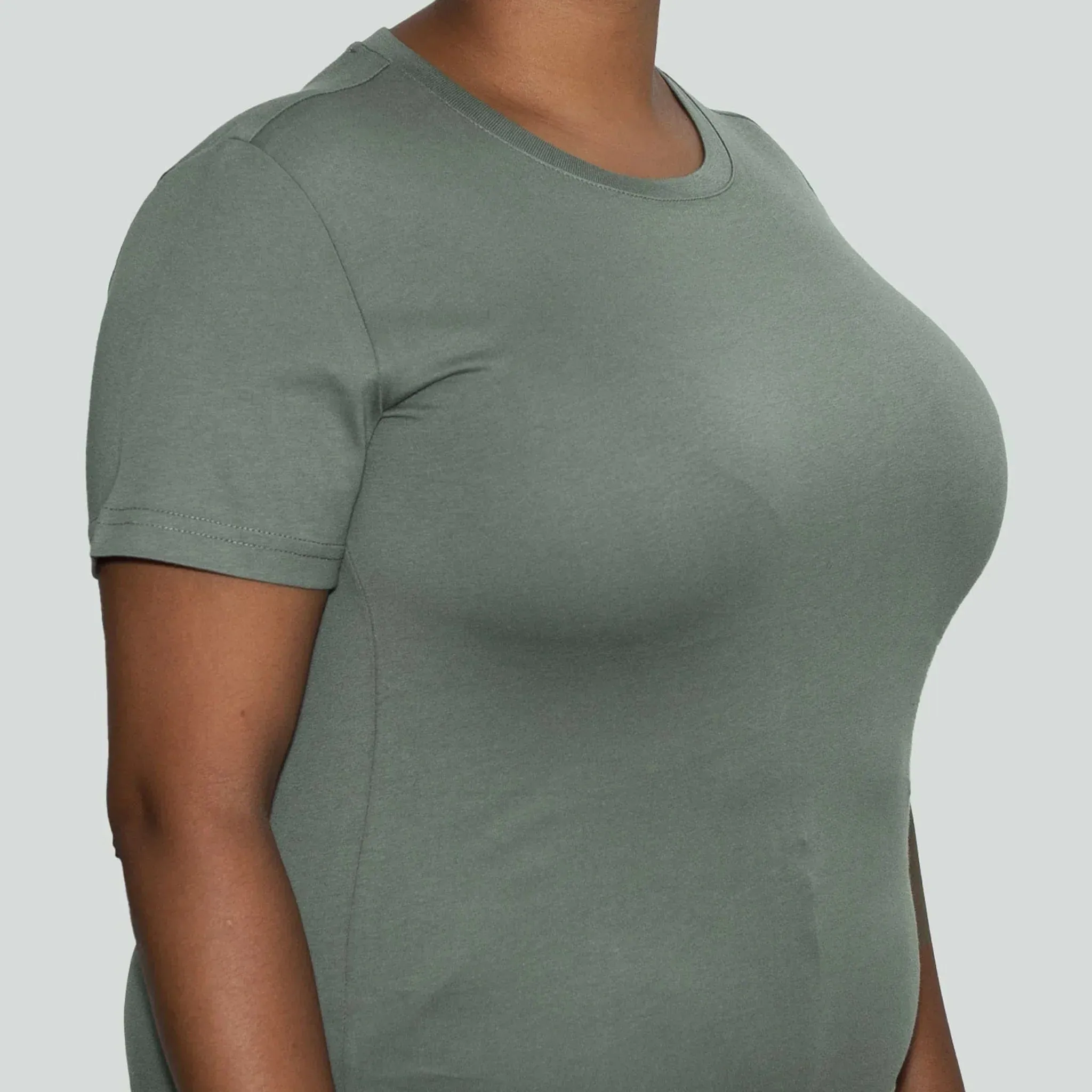 3 Pack | Women’s T-Shirts, Recycled Cotton, Sage