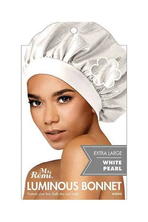 Annie Ms. Remi Extra Large Luminous Bonnet - White Pearl #3590