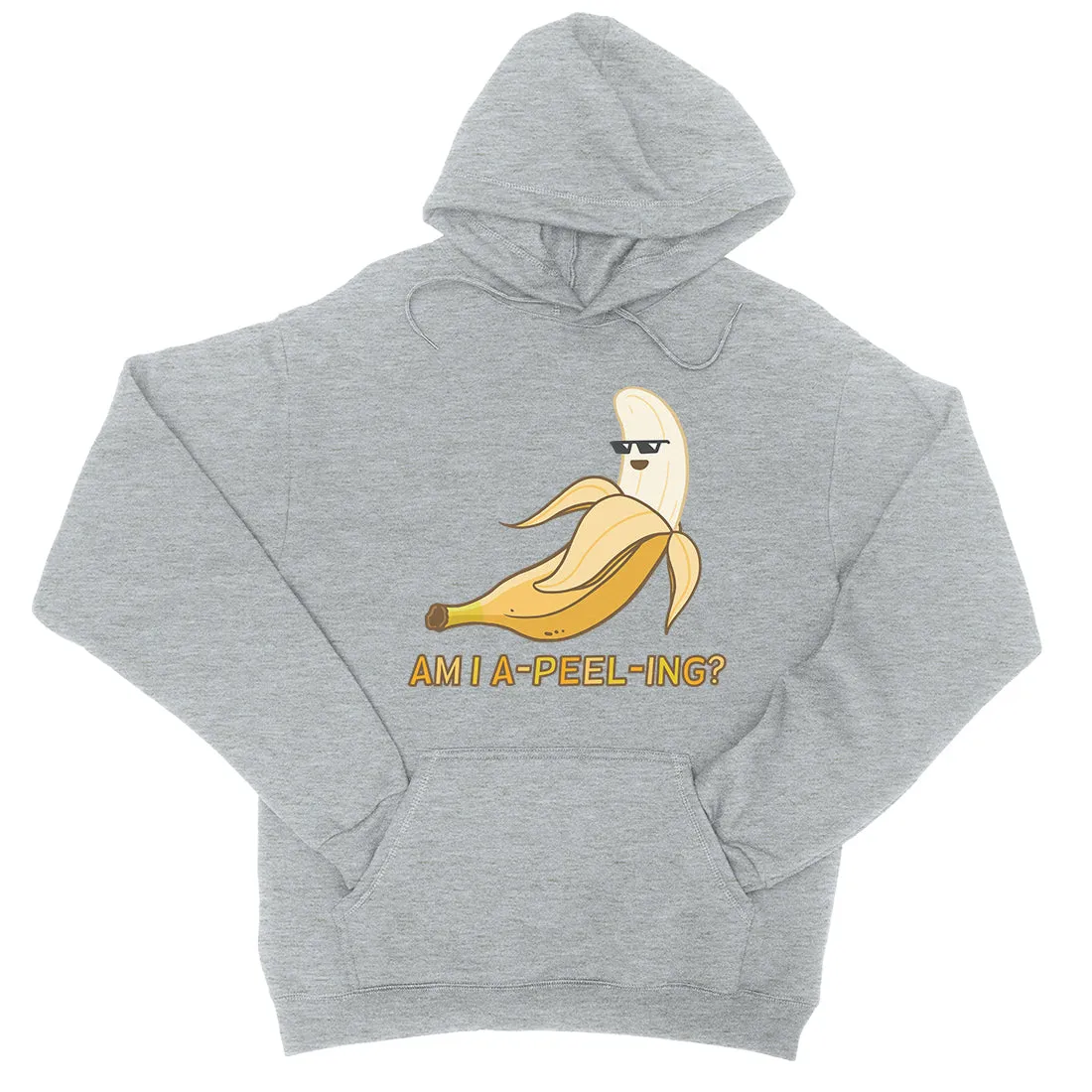 Apeeling Banana Unisex Pullover Hoodie Funny Valentine's Day Gift