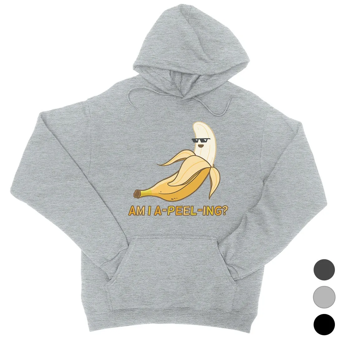 Apeeling Banana Unisex Pullover Hoodie Funny Valentine's Day Gift