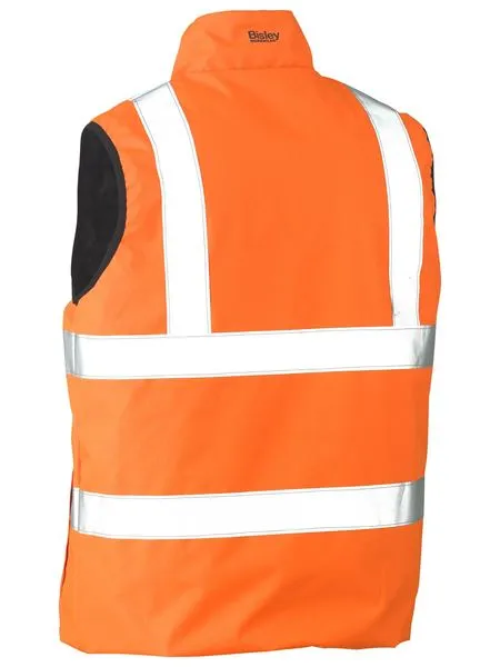 Bisley Taped Hi Vis Reversible Puffer Vest (BV0330HT)