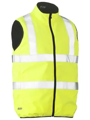 Bisley Taped Hi Vis Reversible Puffer Vest (BV0330HT)