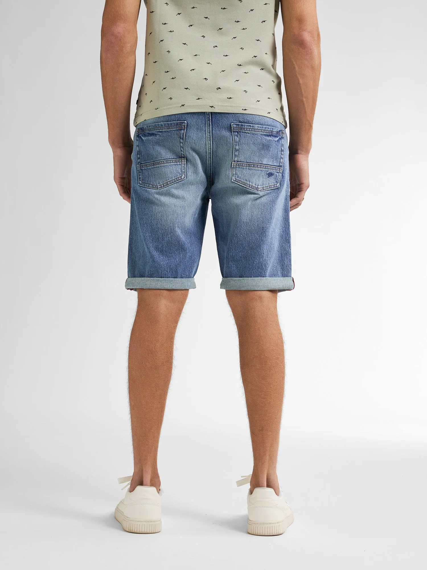 Boyd Ripped Denim Shorts Flamingstone