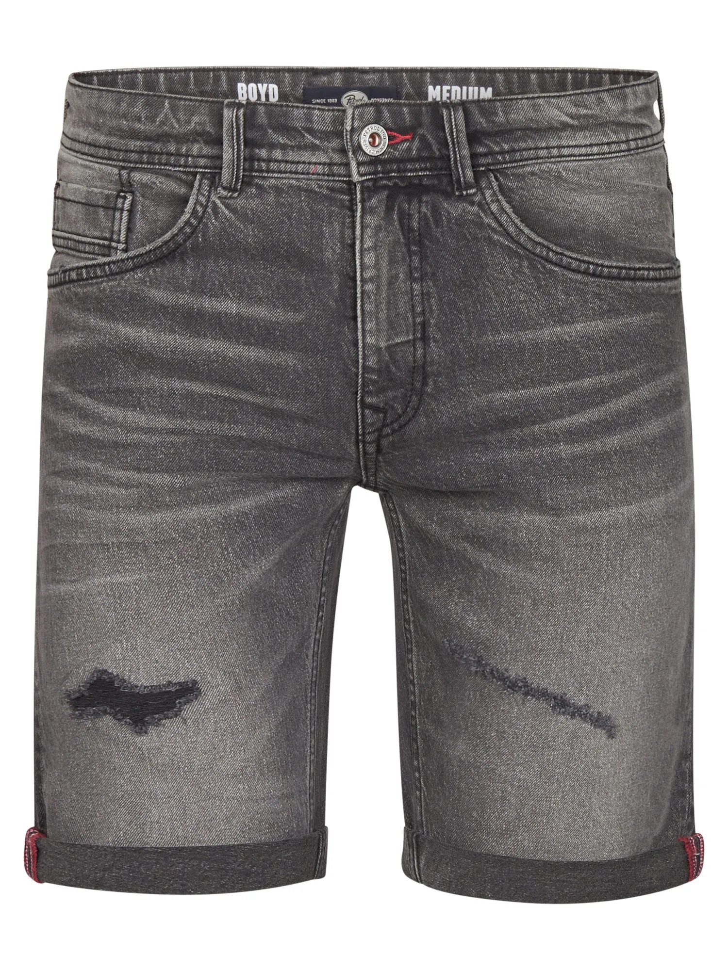 Boyd Ripped Denim Shorts Flamingstone