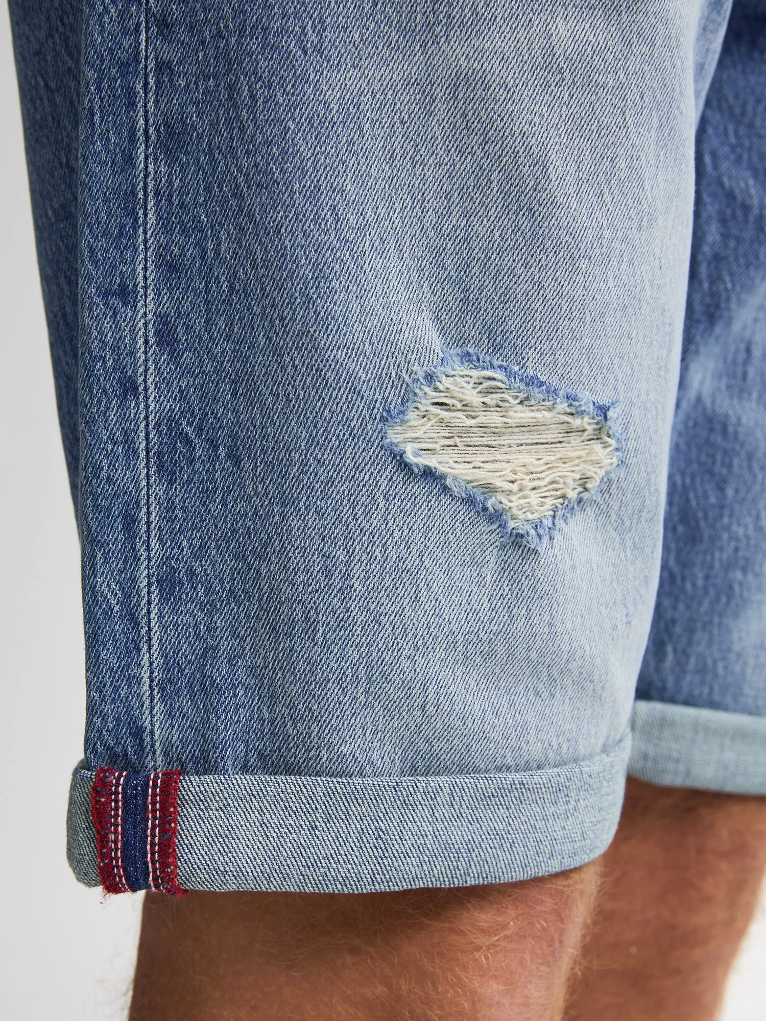 Boyd Ripped Denim Shorts Flamingstone