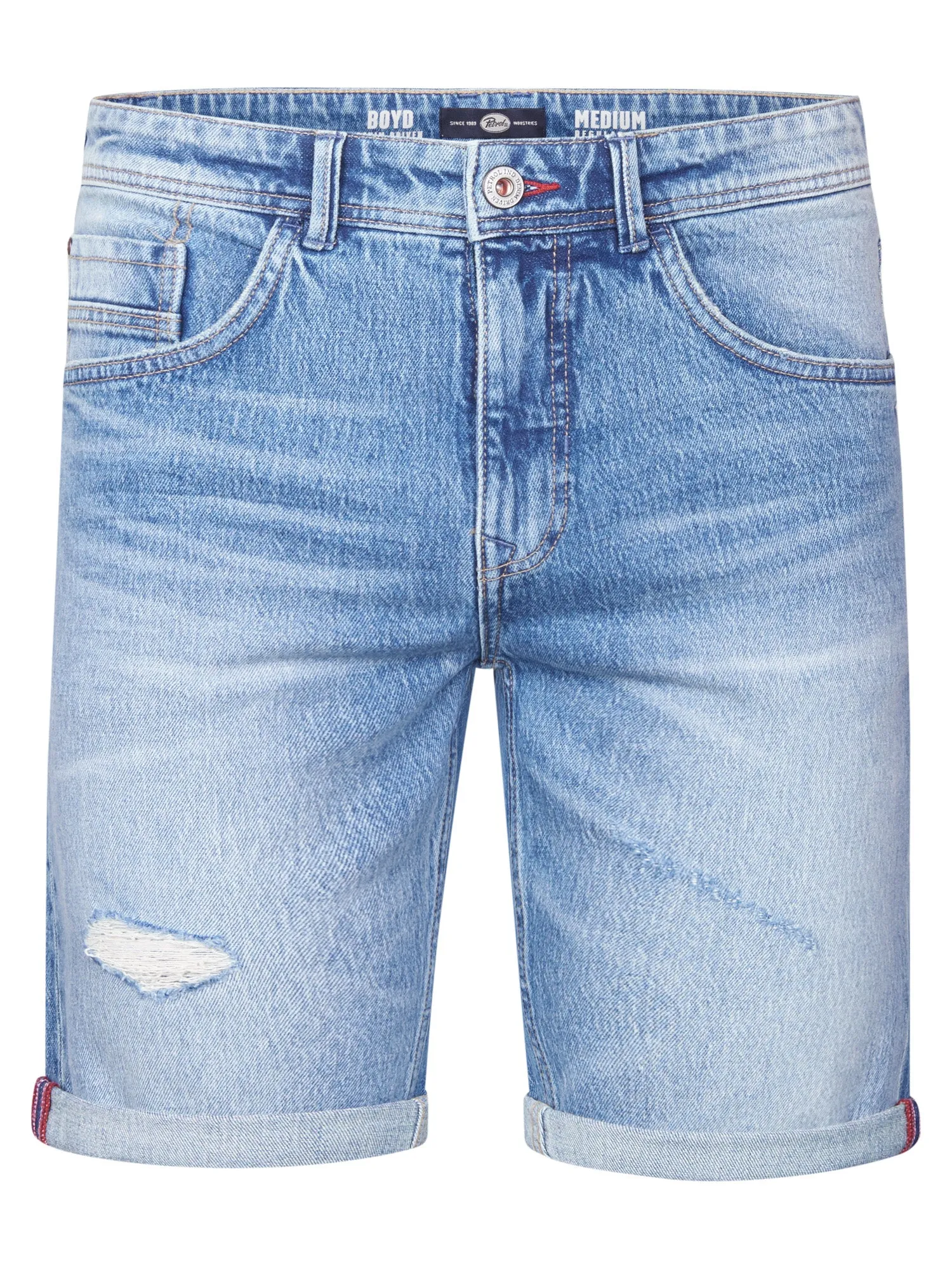 Boyd Ripped Denim Shorts Flamingstone