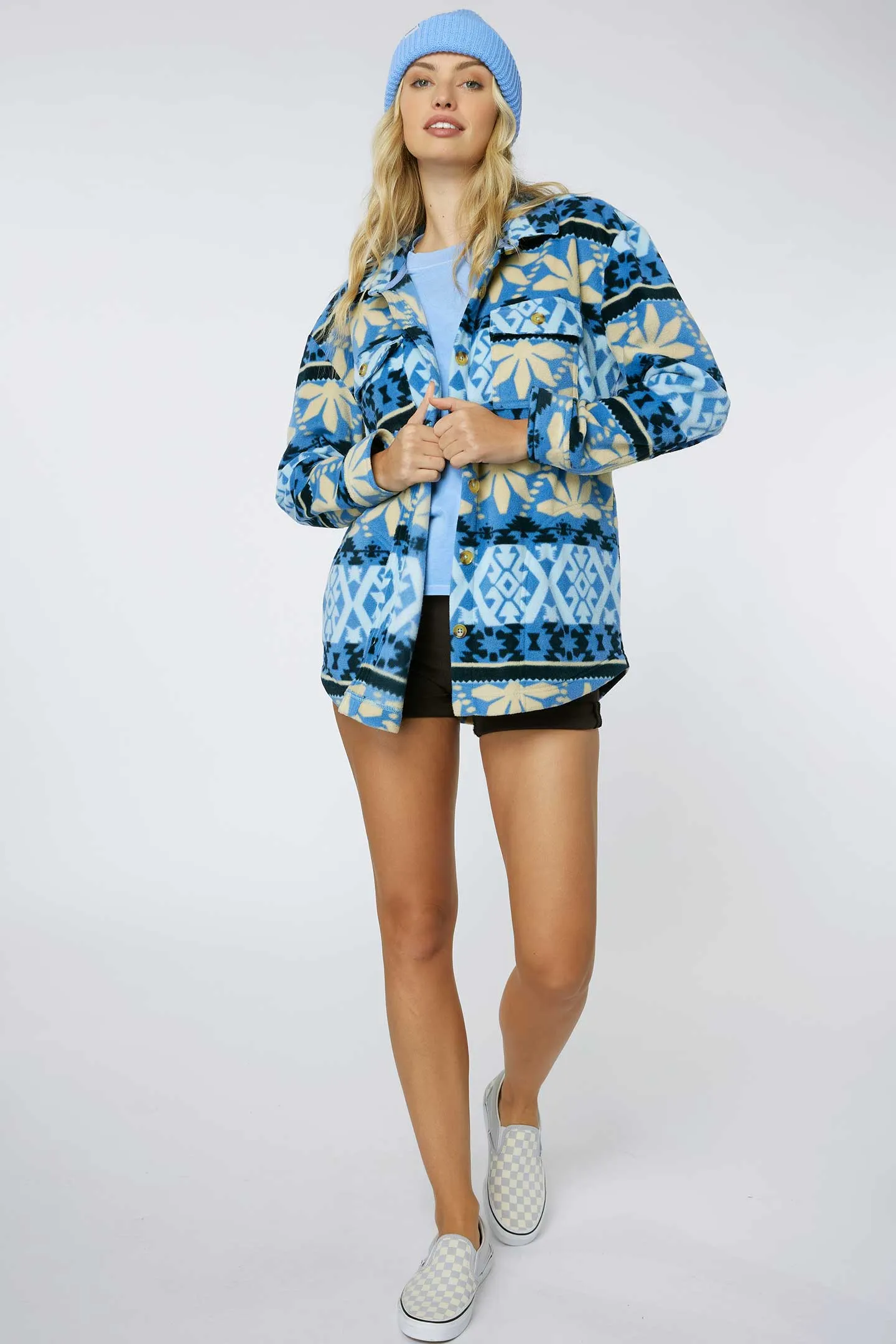 COLLINS OVERSIZED SUPERFLEECE SHACKET