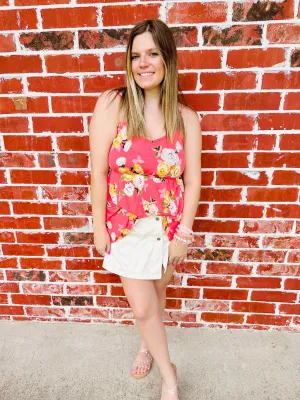 Coral Florals & Fabulous Tank