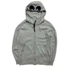 CP Company Heather Grey Goggle Hoodie