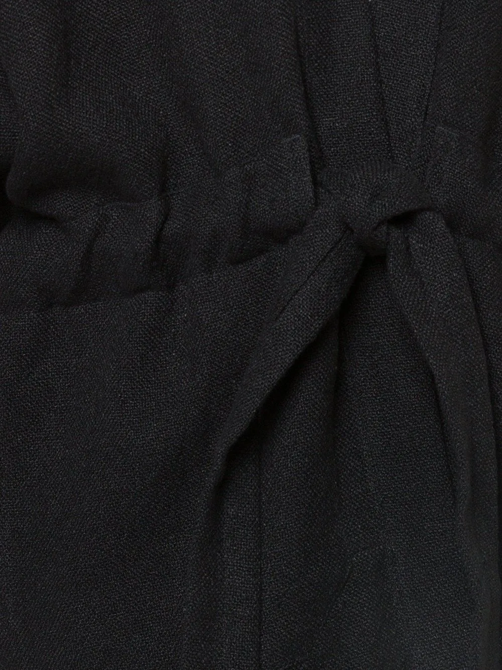 Deep Black Jutte Kimono Jacket