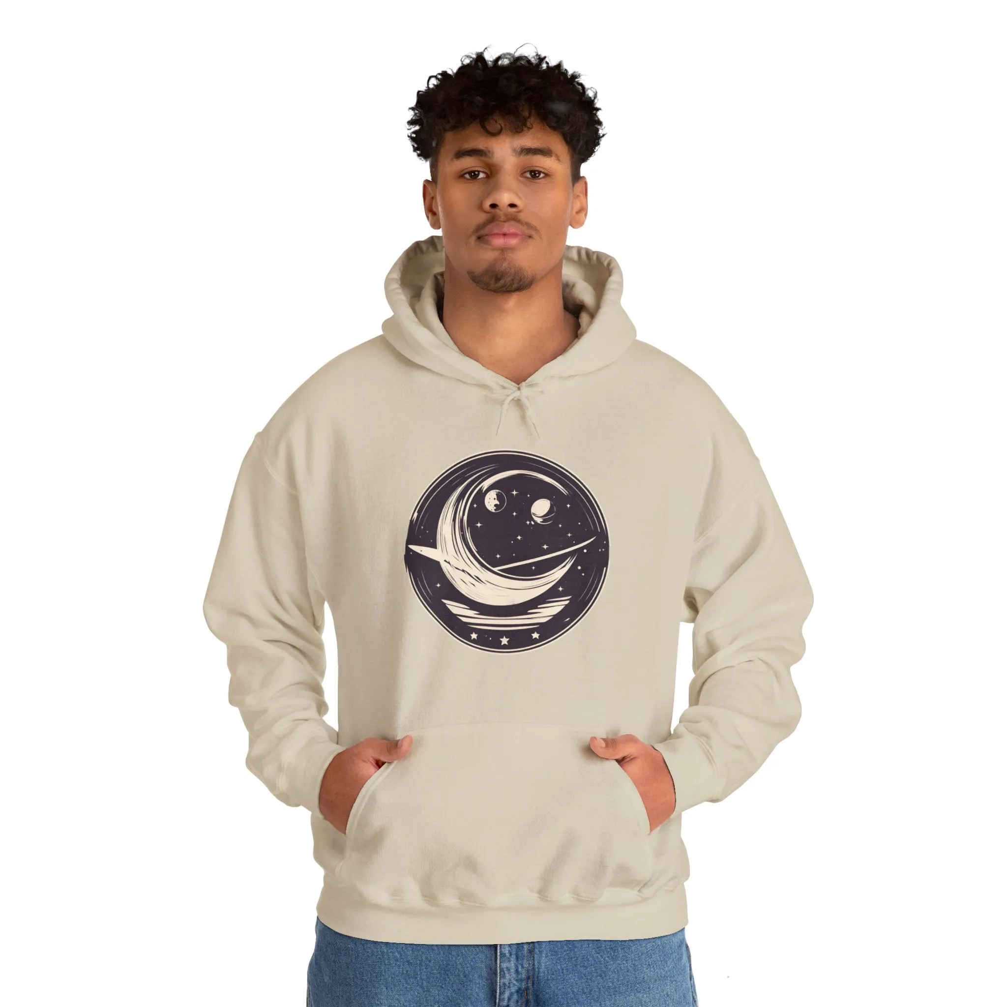 Don't Look Up Spaceart Sci-Fi Hoodie