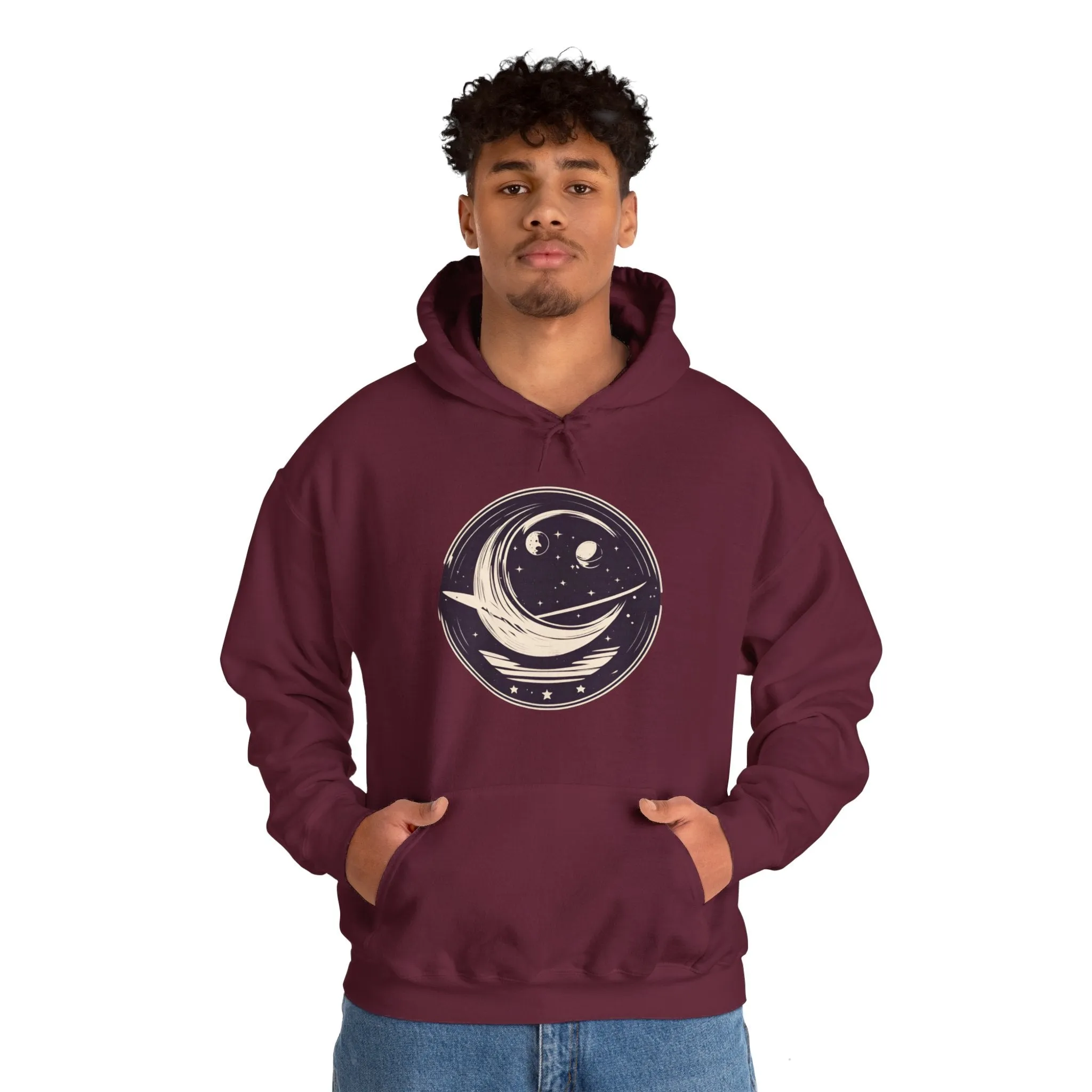 Don't Look Up Spaceart Sci-Fi Hoodie