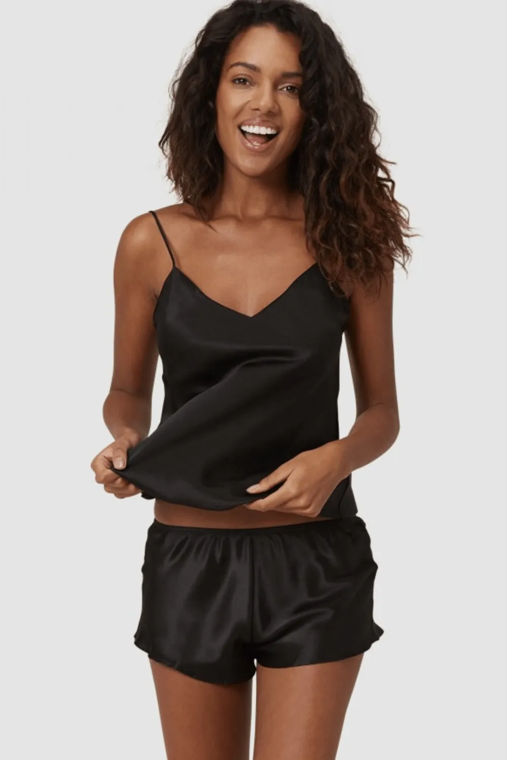 Dream Silk Camisole Black