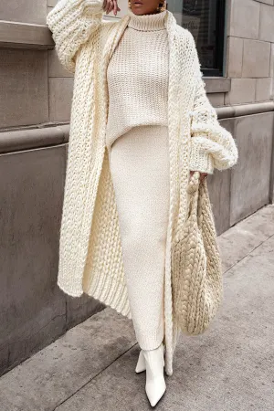 Fashion Warm Chunky Knit Cardigan