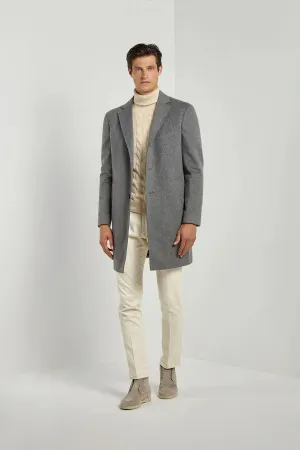 Grey overcoat - Made in Italy