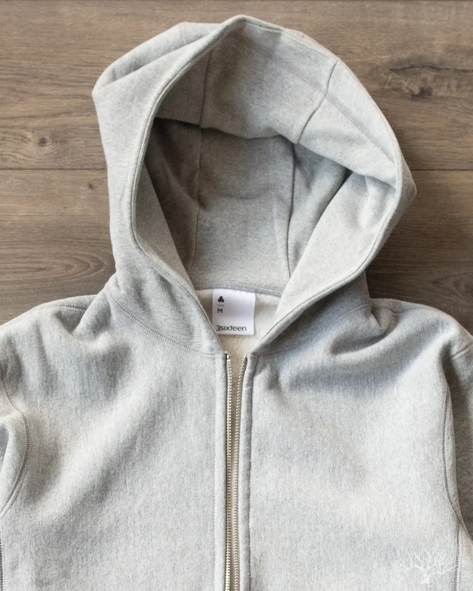 Heavyweight Zip Hoody - Grey