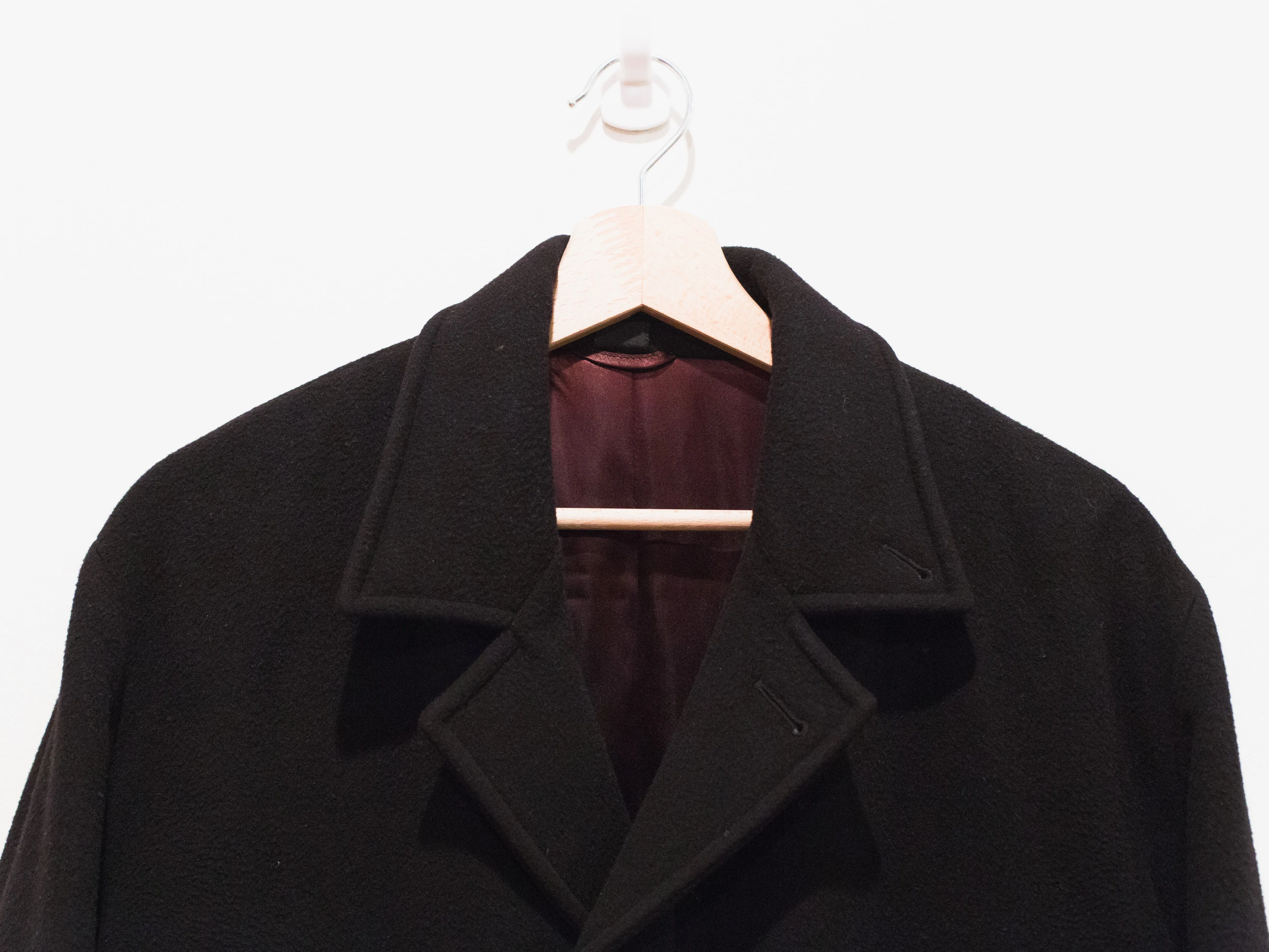 Helmut Lang Wool/Cashmere Deck Coat