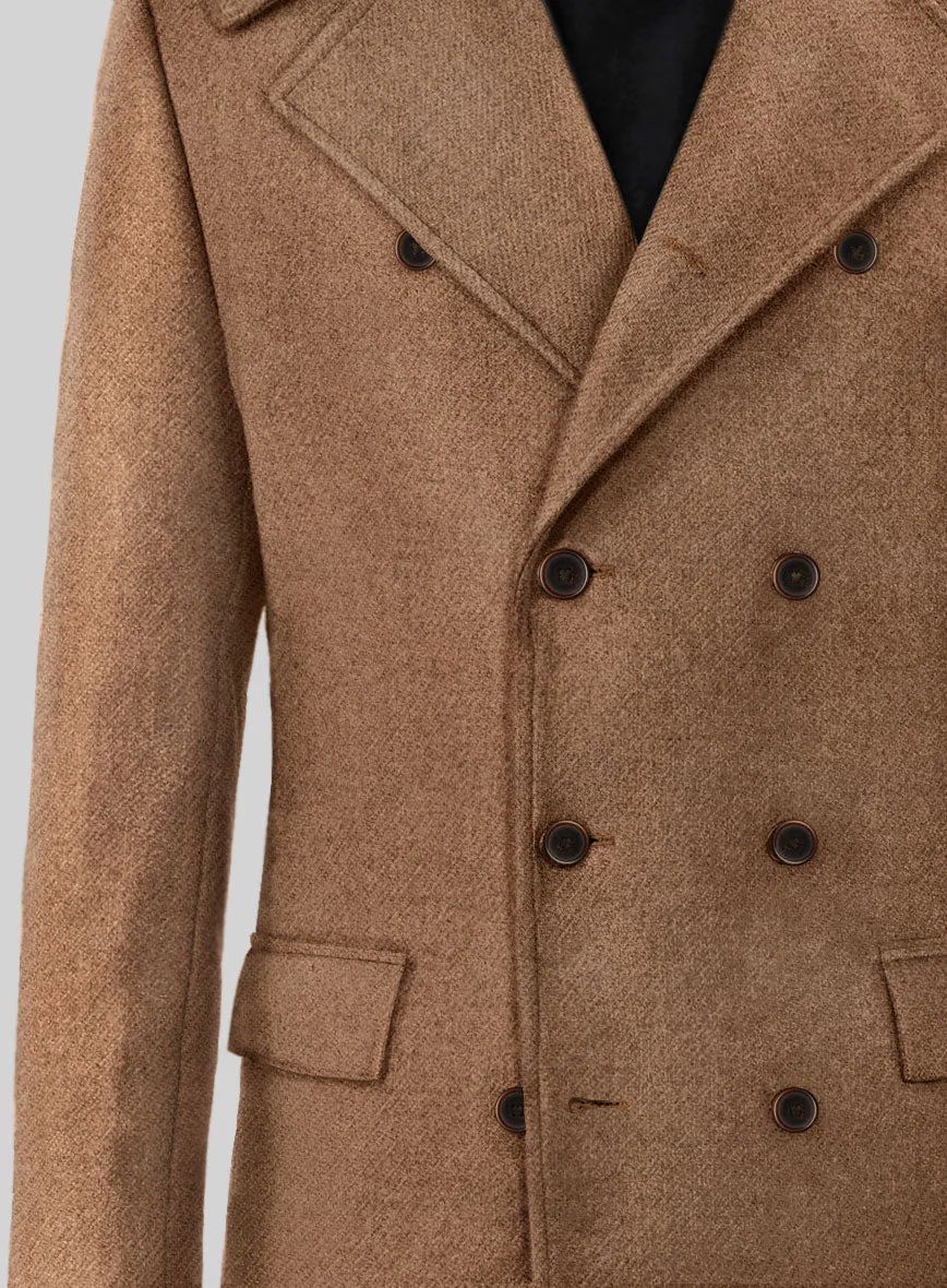 Highlander Earthy Brown Tweed GQ Overcoat