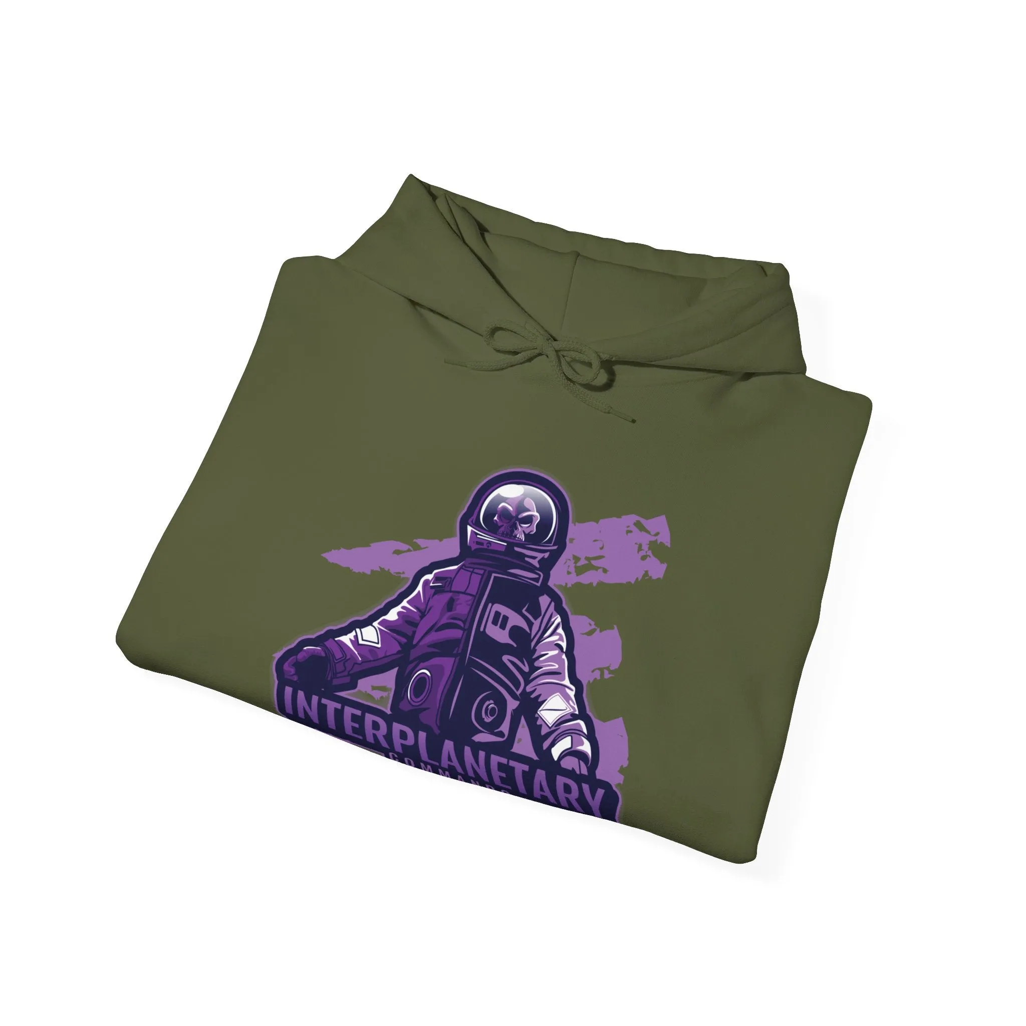 Interplanetary Commando Alien Sci-Fi Hoodie