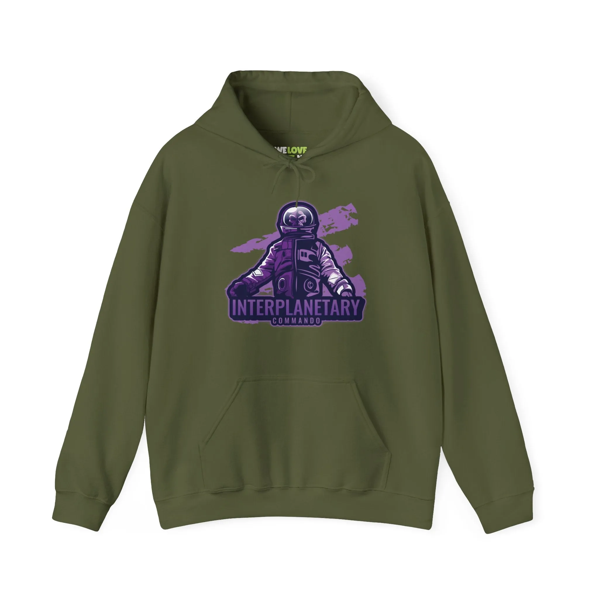 Interplanetary Commando Alien Sci-Fi Hoodie