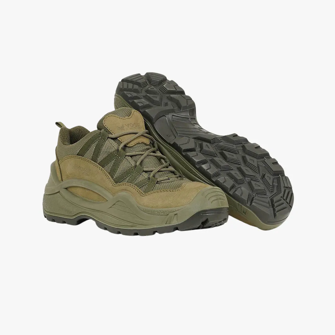 Khaki Tactical Military Waterproof Outdoor Shoes (CRW3)