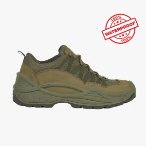 Khaki Tactical Military Waterproof Outdoor Shoes (CRW3)