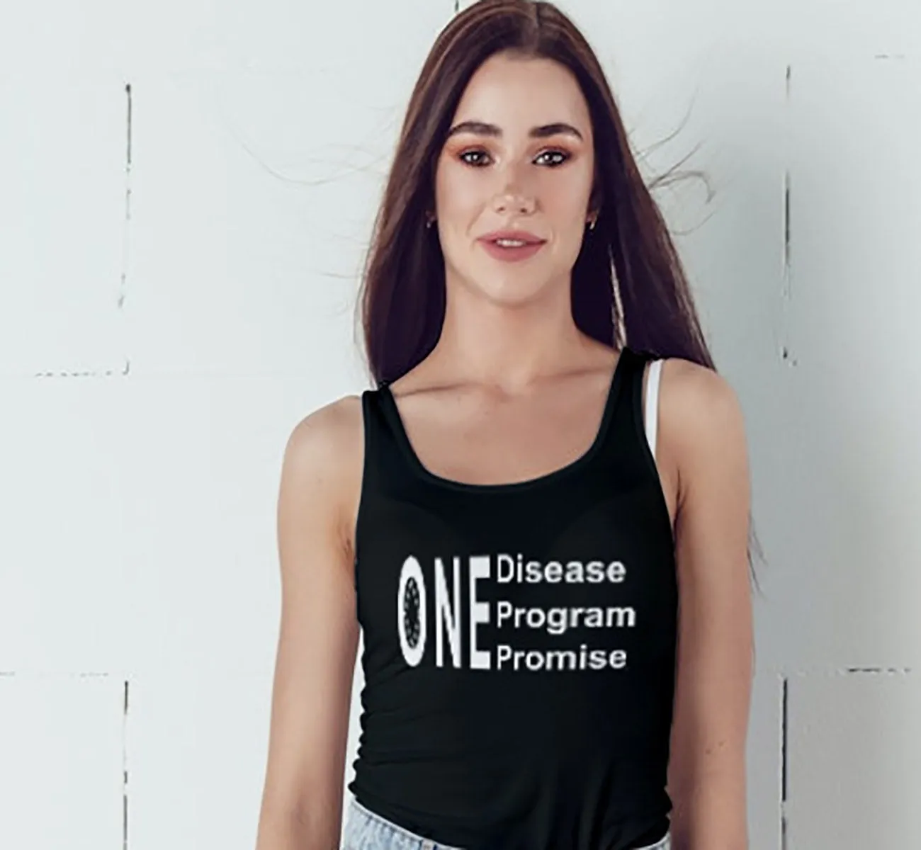 ltt- One Disease One Program Ladies Tank Tops