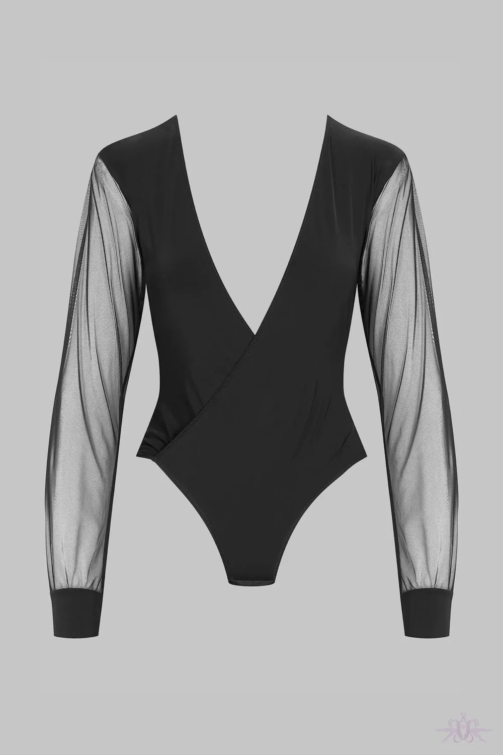 Maison Close Madame Reve Wrap-Over Bodysuit