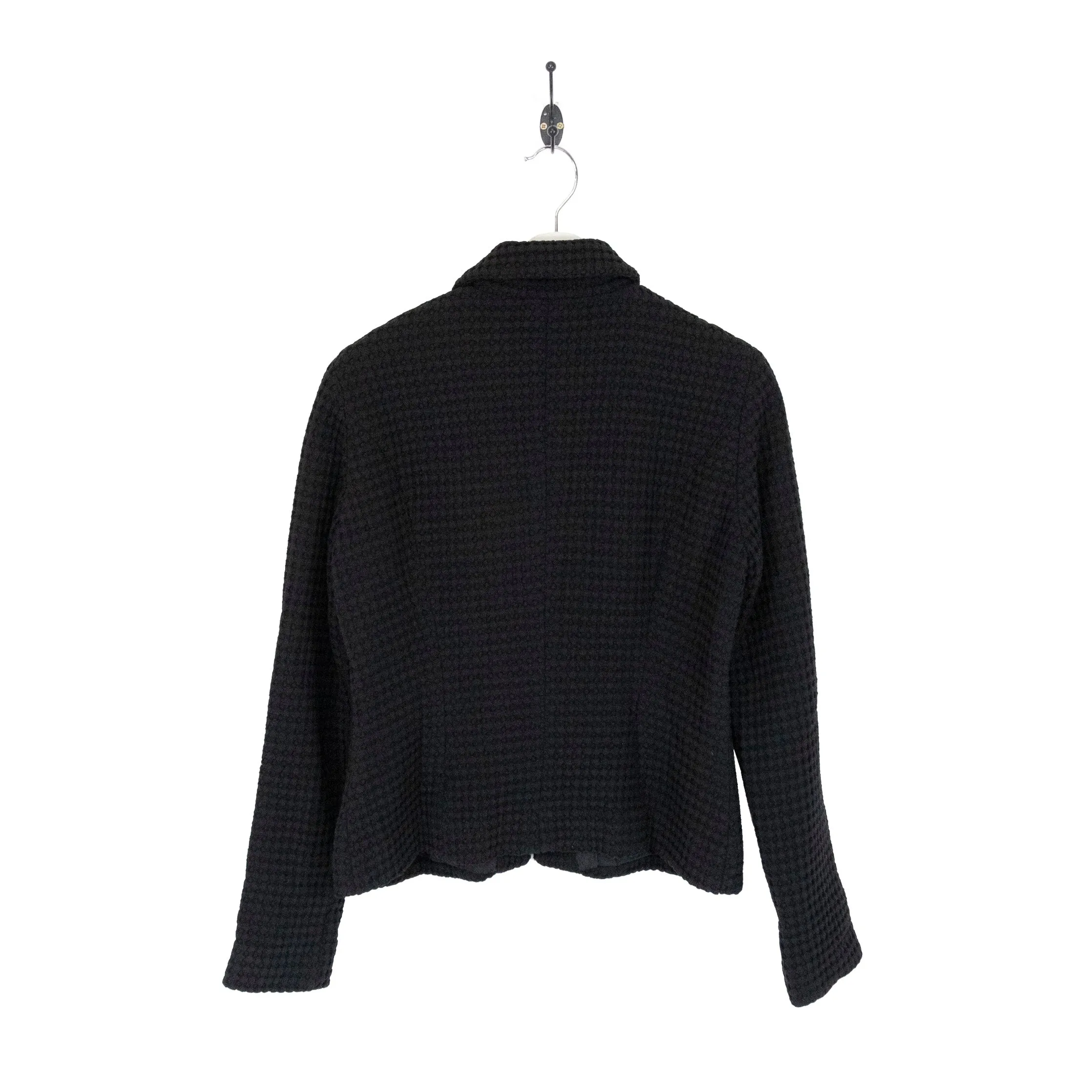 Masahiro Miyazaki Waffle Black Jacket