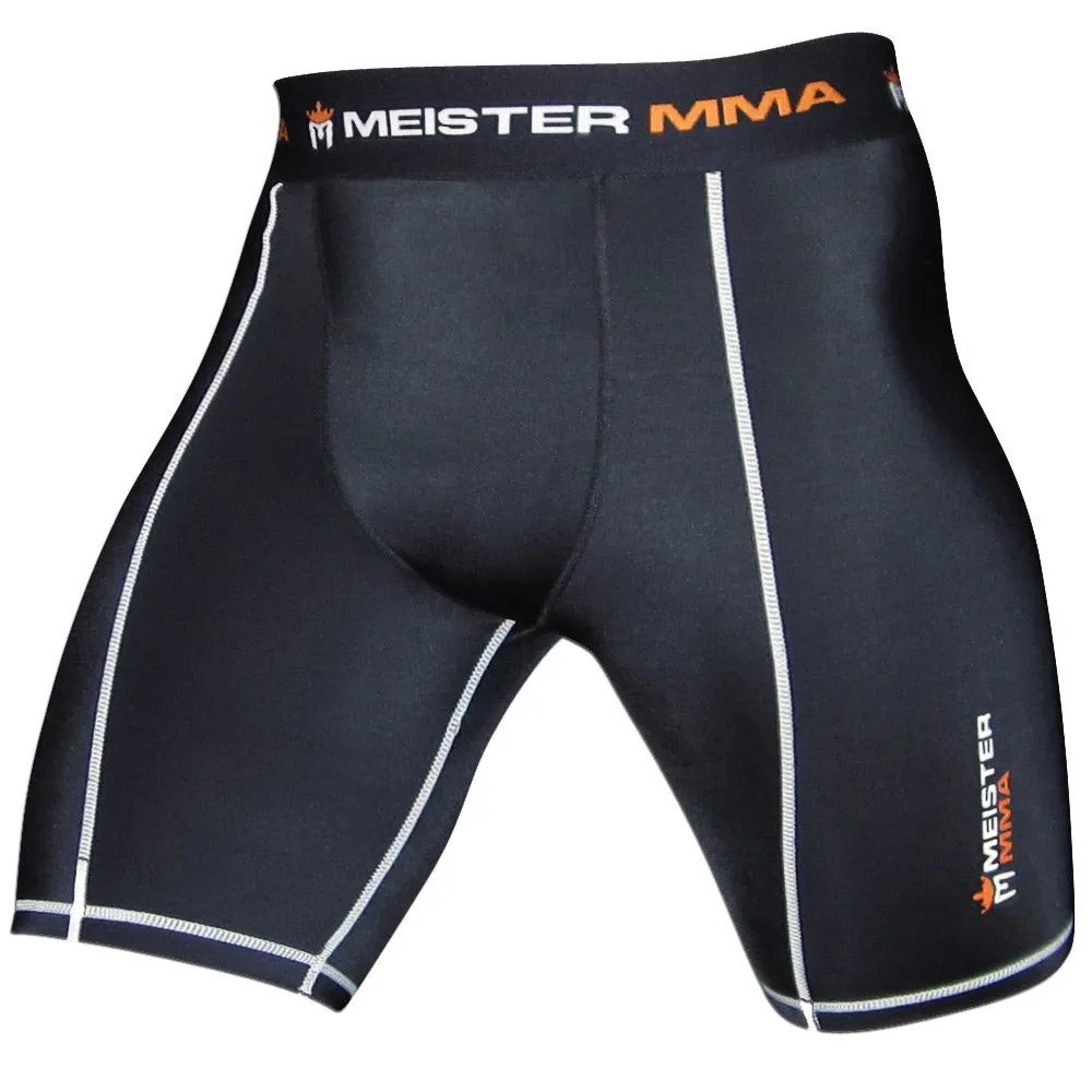 Meister Compression Rush Shorts w/ Cup Pocket - Black