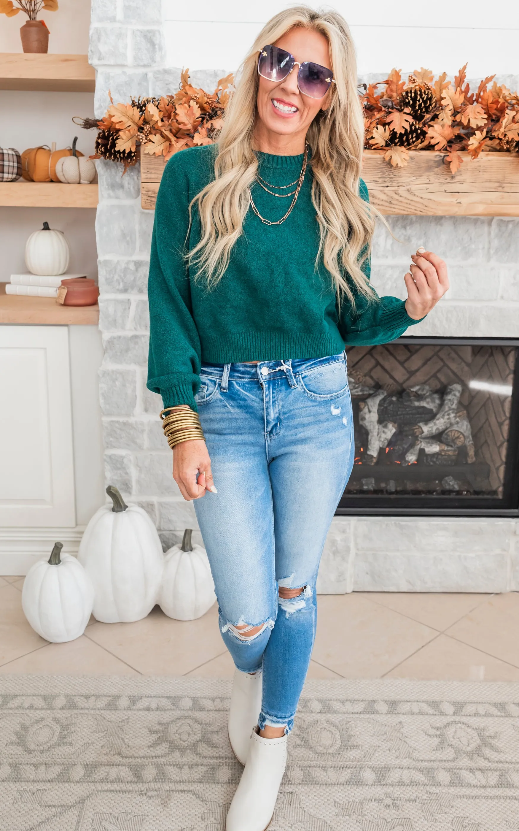 Melange Raglan Sweater - Final Sale