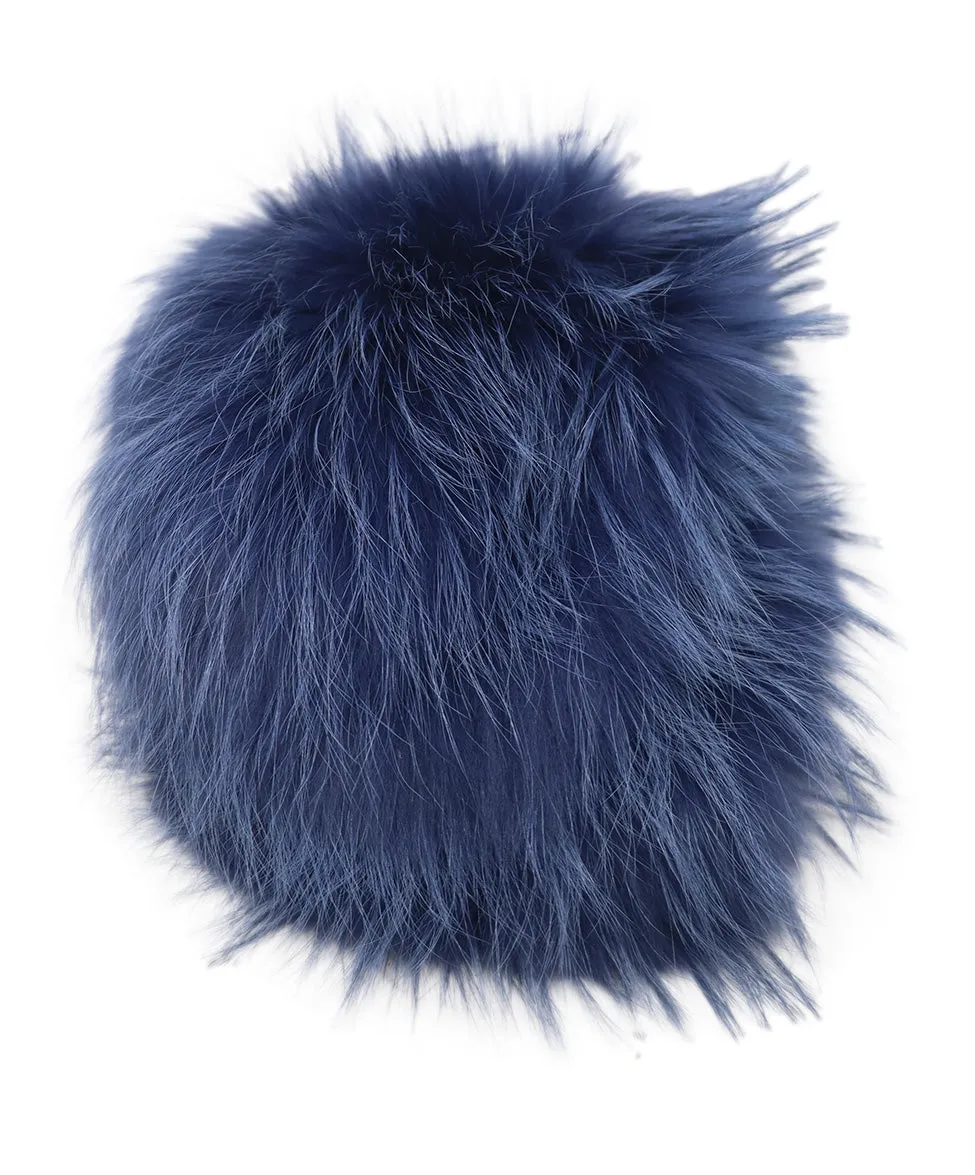 Mr.& Mrs. Italy Blue Fox Fur Collar