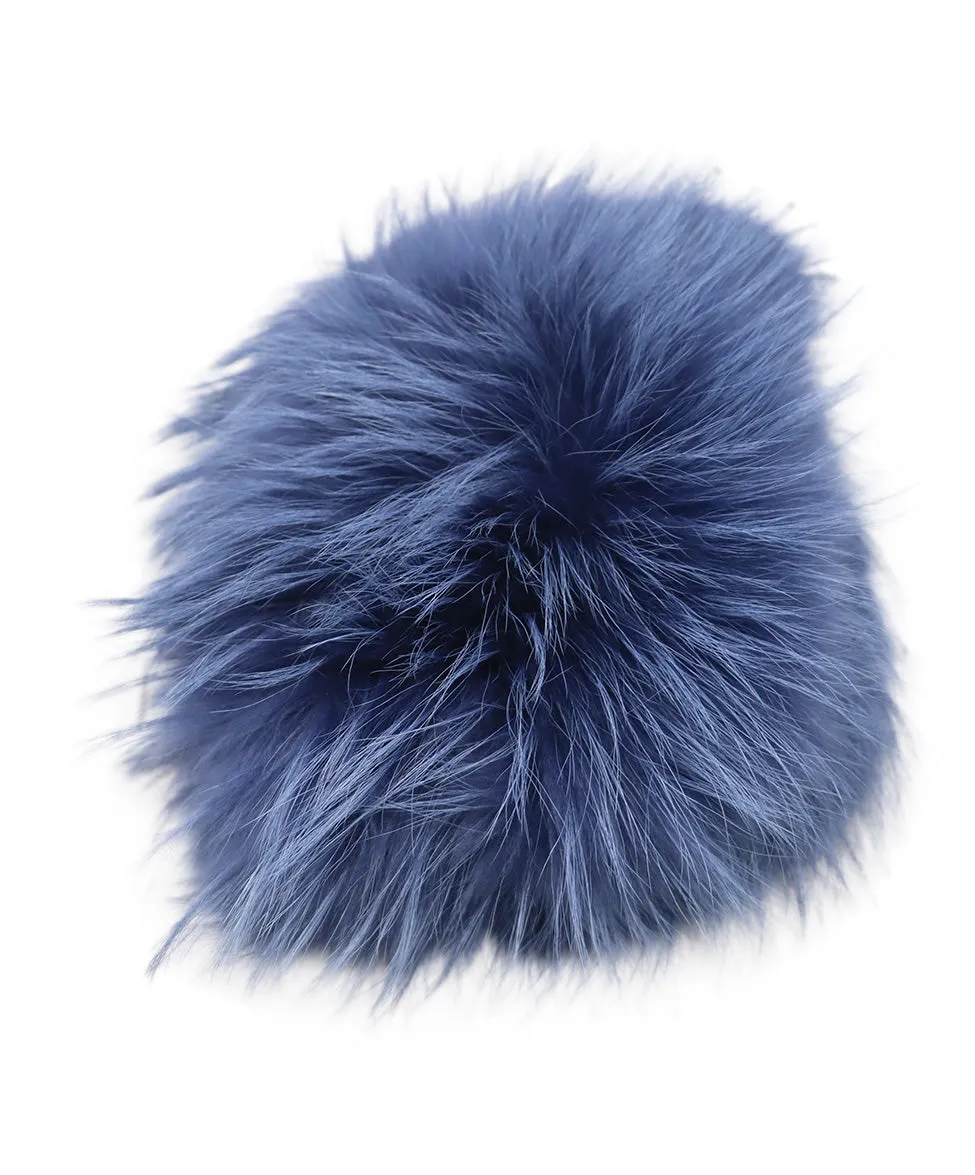 Mr.& Mrs. Italy Blue Fox Fur Collar