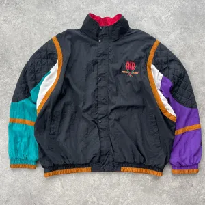 Nike RARE 1990s Air Jordan colour block padded shell jacket (XL)