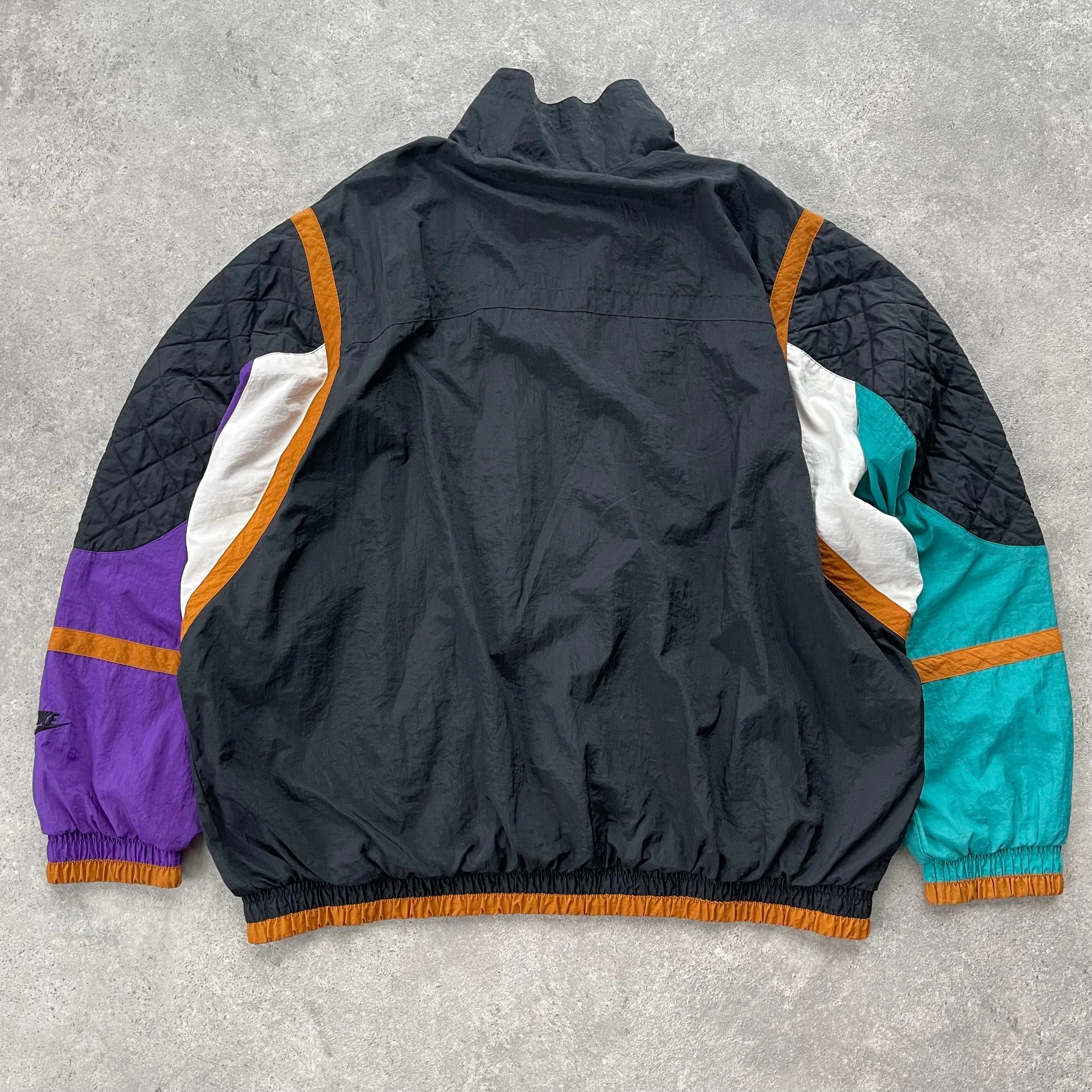 Nike RARE 1990s Air Jordan colour block padded shell jacket (XL)