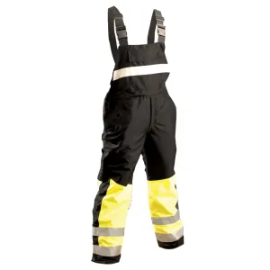 OccuNomix® Speed Collection Premium Cold Weather Rain Bib Pants - Yellow / Black - Class E - SP-BIB