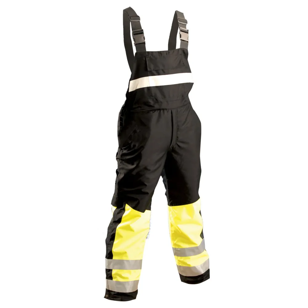 OccuNomix® Speed Collection Premium Cold Weather Rain Bib Pants - Yellow / Black - Class E - SP-BIB