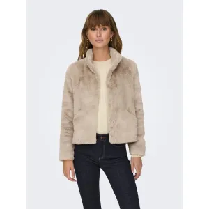 Only Womens Newvida Faux Fur Jacket Humas