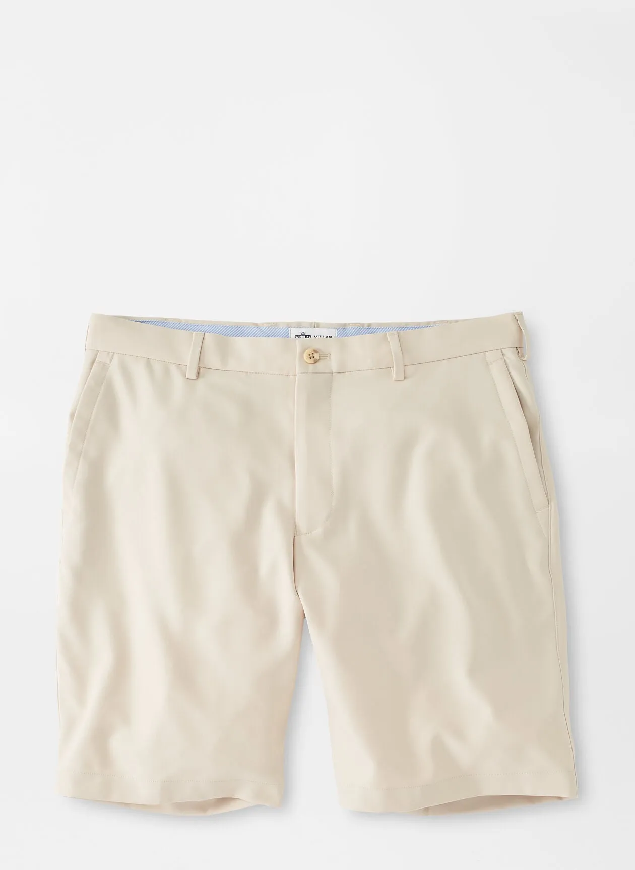 Peter Millar Salem High Drape Performance Short in Stone