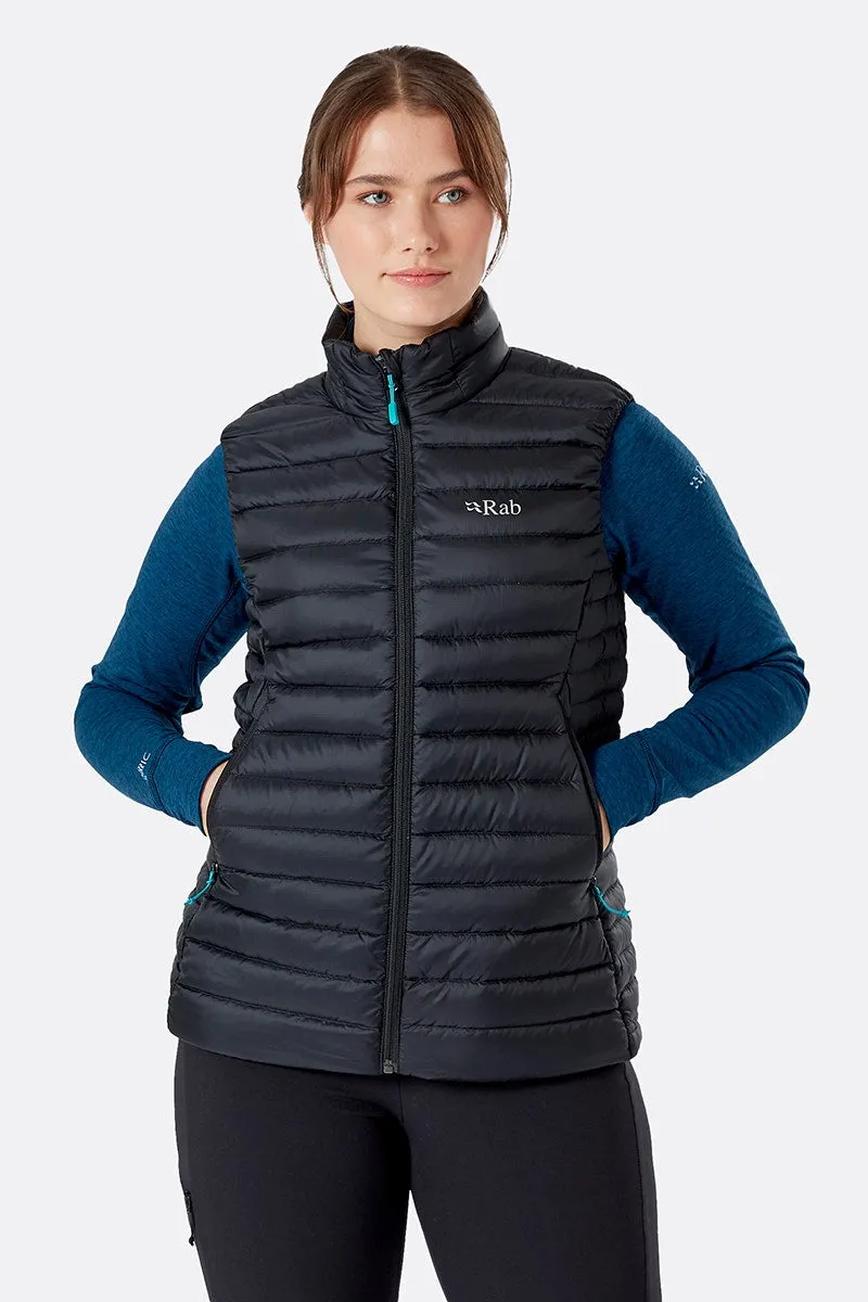 Rab Womens Microlight Down Vest Size Small