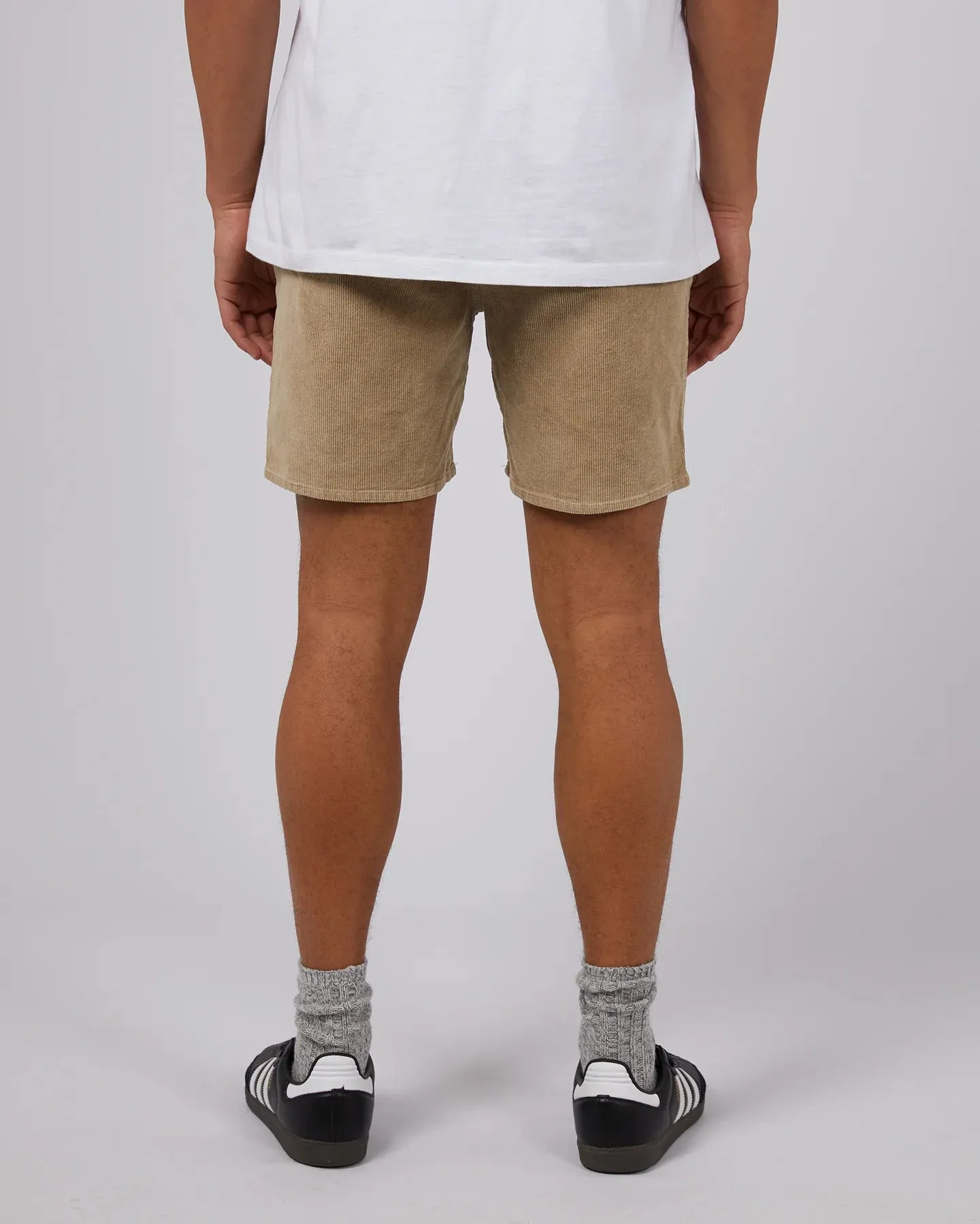 SILENT THEORY - Cord Short - Tan