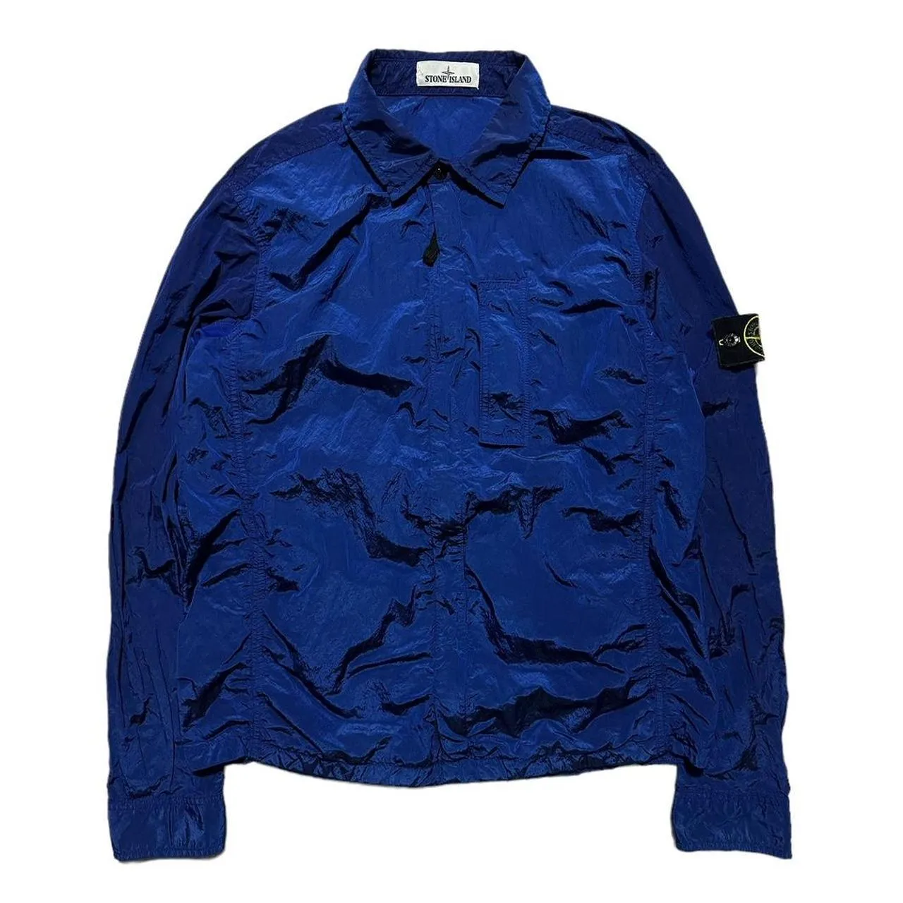 Stone Island Nylon Metal Blue Overshirt