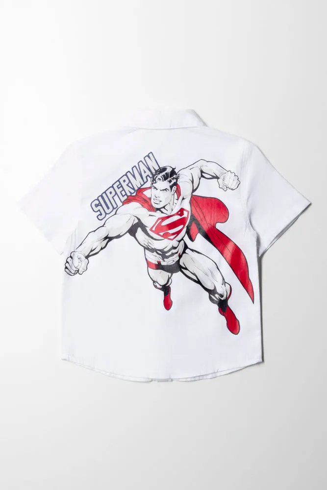 Superman Shirt White