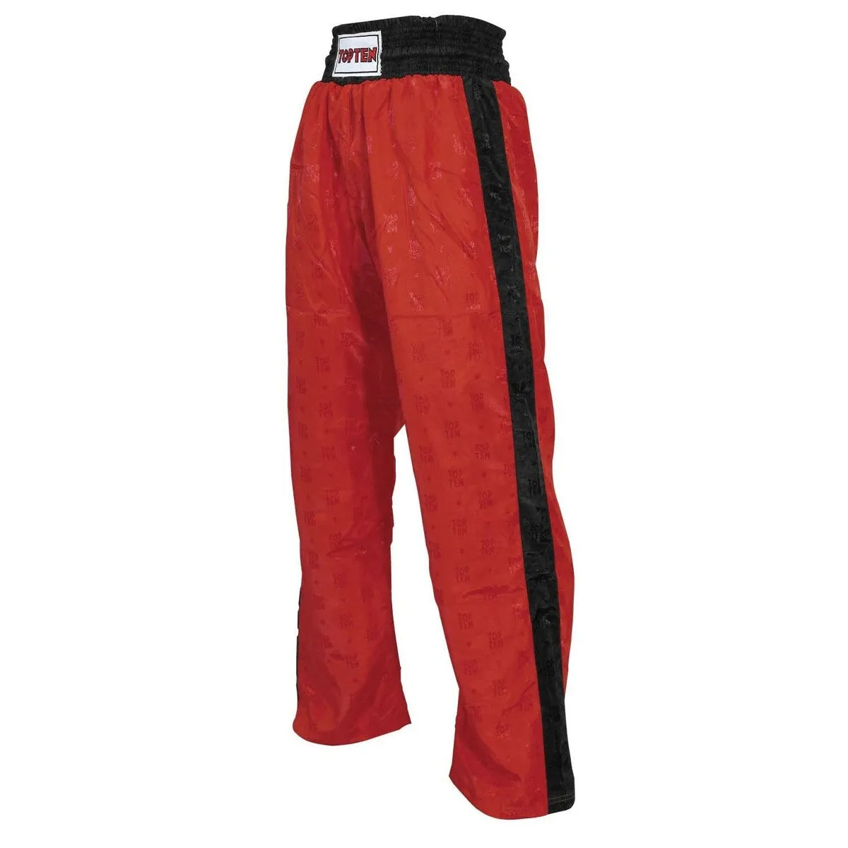 Top Ten Adult Classic Kickboxing Pants Red/Black