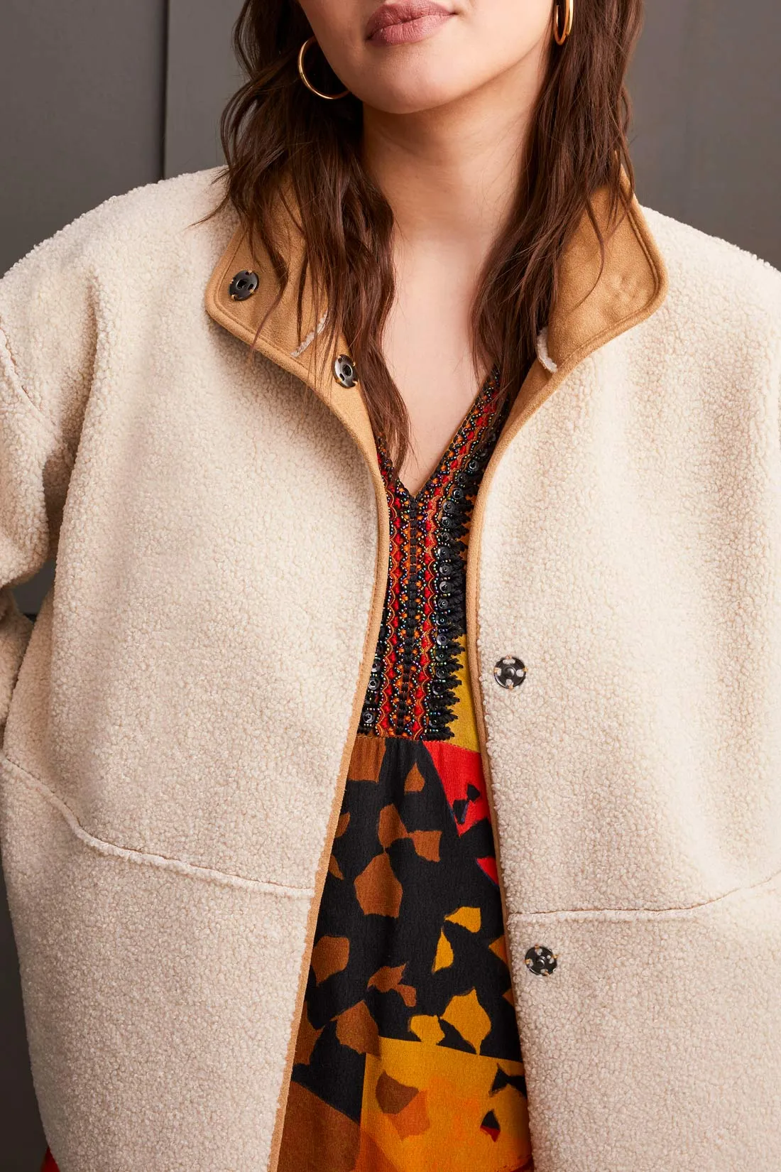 Tribal | Reversible Snap Front Coat | Women's