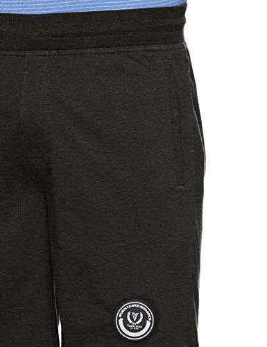 Van Heusen Athleisure Men's Shorts (70014_Charcoal Melange_L_Charcoal Melange_L)