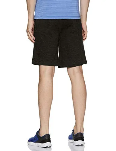 Van Heusen Athleisure Men's Shorts (70014_Charcoal Melange_L_Charcoal Melange_L)