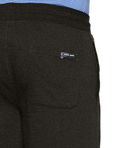 Van Heusen Athleisure Men's Shorts (70014_Charcoal Melange_L_Charcoal Melange_L)