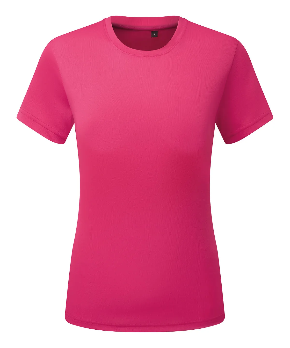 Womens TriDri® textured recycled tee | Hot Pink